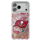 Tampa Bay Buccaneers Paisley Glitter Phone Case for Apple iPhone