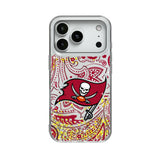 Tampa Bay Buccaneers Paisley Glitter Phone Case for Apple iPhone