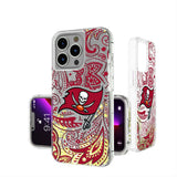 Tampa Bay Buccaneers Paisley Glitter Phone Case for Apple iPhone
