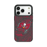Tampa Bay Buccaneers Paisley MagSafe Compatible Phone Case for Apple iPhone