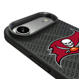 Tampa Bay Buccaneers Personalized EndZone Plus Bump Phone Case for Apple iPhone