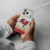 Tampa Bay Buccaneers Personalized EndZone Plus Glitter Phone Case for Apple iPhone