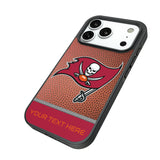 Tampa Bay Buccaneers Personalized Football Bump Phone Case for Apple iPhone
