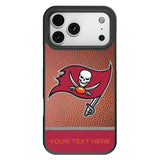 Tampa Bay Buccaneers Personalized Football Bump Phone Case for Apple iPhone