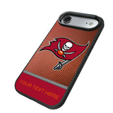 Tampa Bay Buccaneers Personalized Football Bump Phone Case for Apple iPhone