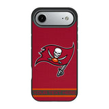Tampa Bay Buccaneers Personalized Stripe Bump Phone Case for Apple iPhone