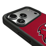 Tampa Bay Buccaneers Personalized Stripe Bump Phone Case for Apple iPhone
