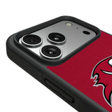 Tampa Bay Buccaneers Personalized Stripe Bump Phone Case for Apple iPhone