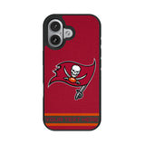 Tampa Bay Buccaneers Personalized Stripe Bump Phone Case for Apple iPhone