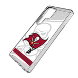 Tampa Bay Buccaneers Personalized Tilt Clear Phone Case for Samsung Galaxy