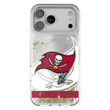 Tampa Bay Buccaneers Personalized Tilt Glitter Phone Case for Apple iPhone