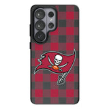 Tampa Bay Buccaneers Plaid MagSafe Compatible Phone Case for Samsung Galaxy 26 Series