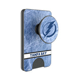 Tampa Bay Lightning Ice Wordmark PopSockets MagSafe-Compatible PopWallet+