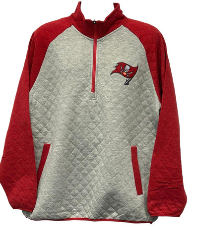 Tampa Bay Buccaneers 1/4-Zip Cotton/Poly Pullover