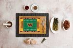 Washington Commanders Football Field - Icon Glass Top Cutting Board & Knife Set