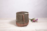 Seattle Seahawks - Coronado Canvas and Willow Basket Tote
