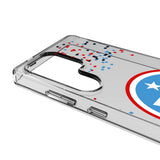 Tennessee Titans Confetti Clear Phone Case for Samsung Galaxy
