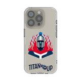 Tennessee Titans Deco Clear Phone Case for Apple iPhone