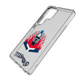 Tennessee Titans Deco Clear Phone Case for Samsung Galaxy