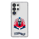 Tennessee Titans Deco Clear Phone Case for Samsung Galaxy