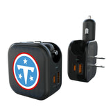 Tennessee Titans Linen 2 in 1 USB A/C Charger