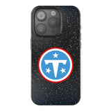 Tennessee Titans Linen Black Bling Phone Case for Apple iPhone