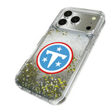 Tennessee Titans Linen Glitter Phone Case for Apple iPhone
