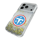 Tennessee Titans Linen Glitter Phone Case for Apple iPhone