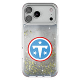 Tennessee Titans Linen Glitter Phone Case for Apple iPhone