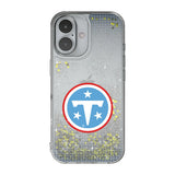 Tennessee Titans Linen Glitter Phone Case for Apple iPhone