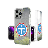 Tennessee Titans Linen Glitter Phone Case for Apple iPhone