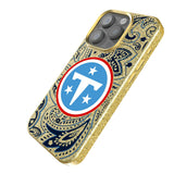 Tennessee Titans Paisley Bling Phone Case for Apple iPhone