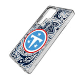 Tennessee Titans Paisley Clear Phone Case for Samsung Galaxy
