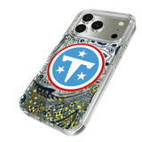 Tennessee Titans Paisley Glitter Phone Case for Apple iPhone