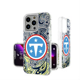 Tennessee Titans Paisley Glitter Phone Case for Apple iPhone