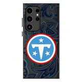 Tennessee Titans Paisley MagSafe Compatible Phone Case for Samsung Galaxy