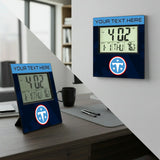 Tennessee Titans Personalized Color Block Wall Clock