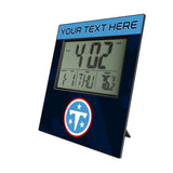 Tennessee Titans Personalized Color Block Wall Clock