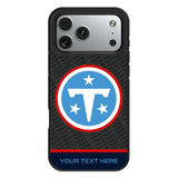 Tennessee Titans Personalized EndZone Plus Bump Phone Case for Apple iPhone