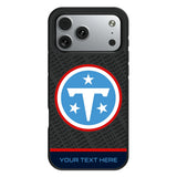 Tennessee Titans Personalized EndZone Plus Bump Phone Case for Apple iPhone
