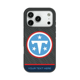 Tennessee Titans Personalized EndZone Plus Bump Phone Case for Apple iPhone