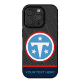 Tennessee Titans Personalized EndZone Plus Bump Phone Case for Apple iPhone