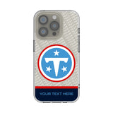 Tennessee Titans Personalized EndZone Plus Clear Phone Case for Apple iPhone