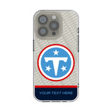 Tennessee Titans Personalized EndZone Plus Clear Phone Case for Apple iPhone