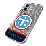 Tennessee Titans Personalized EndZone Plus Glitter Phone Case for Apple iPhone