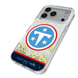 Tennessee Titans Personalized EndZone Plus Glitter Phone Case for Apple iPhone