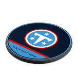 Tennessee Titans Personalized Endzone Solid 15-Watt Wireless Charger