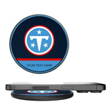 Tennessee Titans Personalized Endzone Solid 15-Watt Wireless Charger