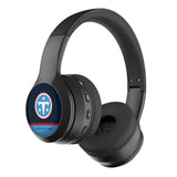 Tennessee Titans Personalized Endzone Solid Wireless Over-Ear BT Headphones With Case