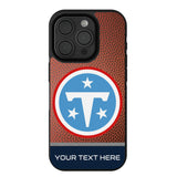 Tennessee Titans Personalized Football Bump Phone Case for Apple iPhone